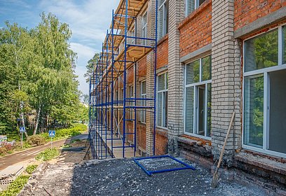 Инспекция хода ремонтных работ Введенской средней школы Одинцовского округа