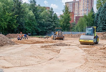 Проверка хода строительства центра диспансеризации «Здоровье Подмосковью» в Одинцовском городском округе