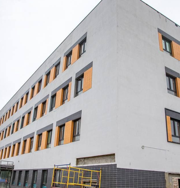 Инспекция хода строительства новой поликлиники в поселке Заречье Одинцовского округа