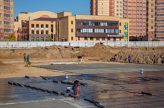 Строительство школы и детского сада