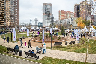 Открытие нового сквера «Союзный» в Одинцово
